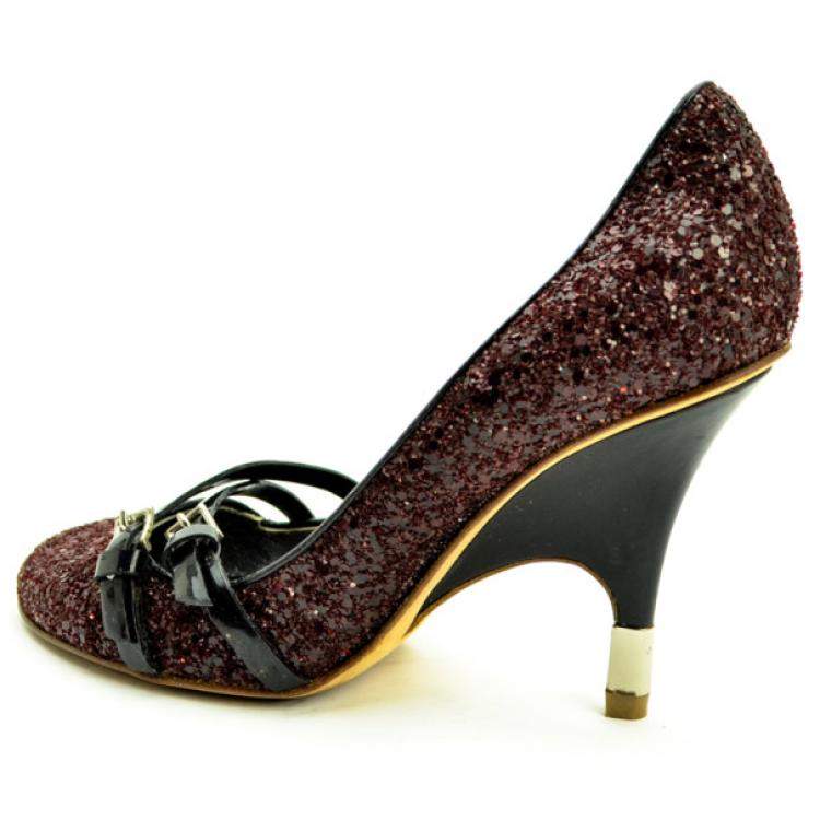 Pre Owned Giuseppe Zanotti Design Studded D'orsay Pumps Size 35.5