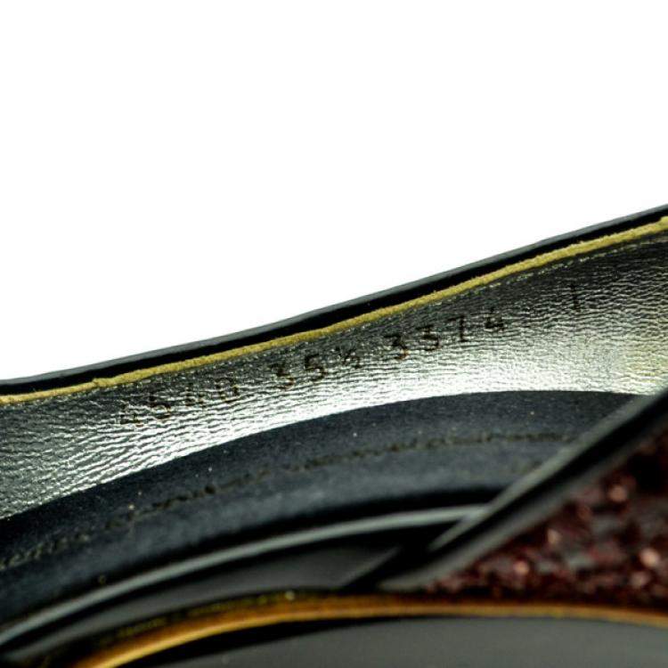 Pre Owned Giuseppe Zanotti Design Studded D'orsay Pumps Size 35.5