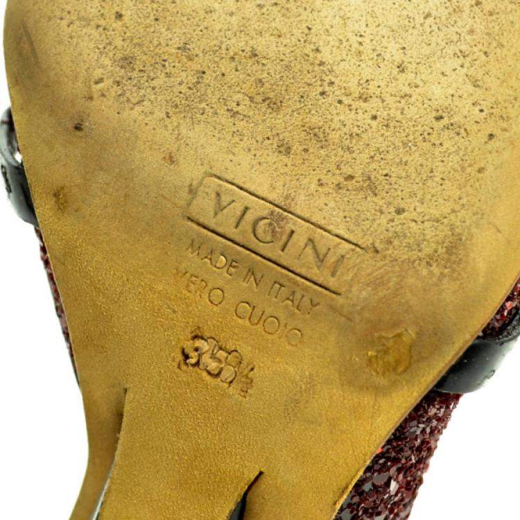 Pre Owned Giuseppe Zanotti Design Studded D'orsay Pumps Size 35.5