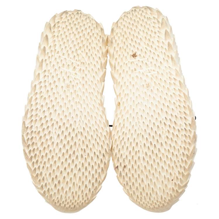 Pre Owned Giuseppe Zanotti White Urchin Low top Sneakers Size EU 39