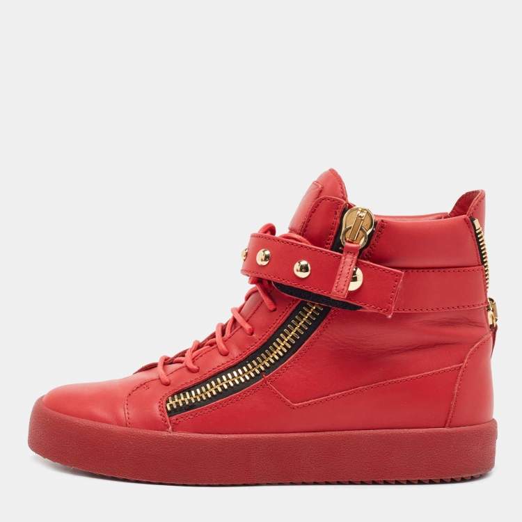red studded sneakers - OFF-67% >Free Delivery