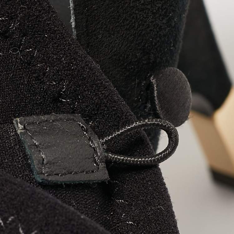 Pre Owned Giuseppe Zanotti Black Suede Pointed Toe Pumps Size 39