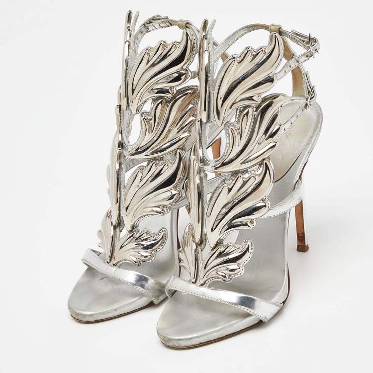 サンダル・ミュール GIUSEPPE ZANOTTI Women Sandals E100072 SILVER 19398116_43535187_600.jpg