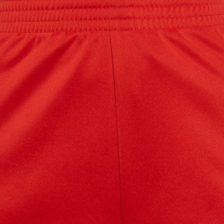 Pre Owned Givenchy Red Logo Print Jersey Trackpants M