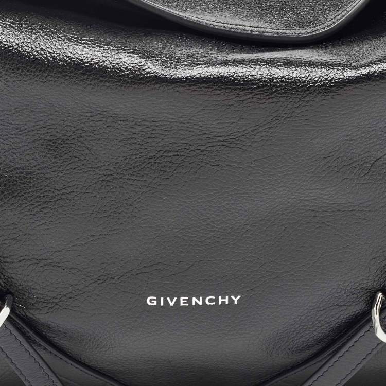Pre Owned Givenchy Black Leather Medium Corset Voyou Shoulder Bag