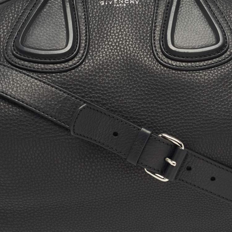 Pre Owned Givenchy Black Leather Medium Nightingale Bag