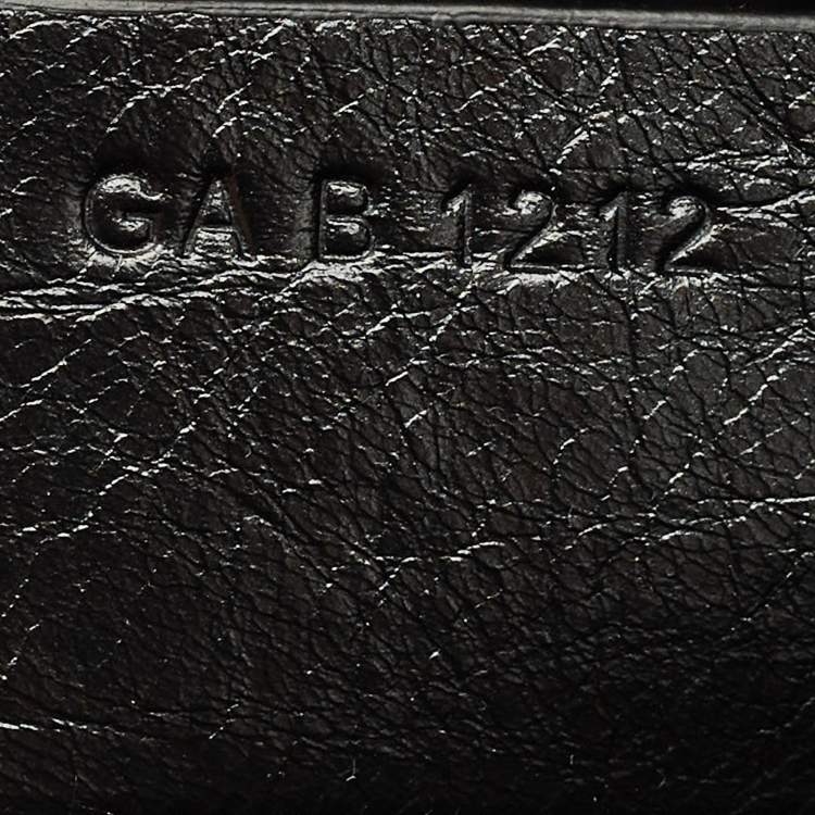 Pre Owned Givenchy Black Leather Medium Voyou Shoulder Bag