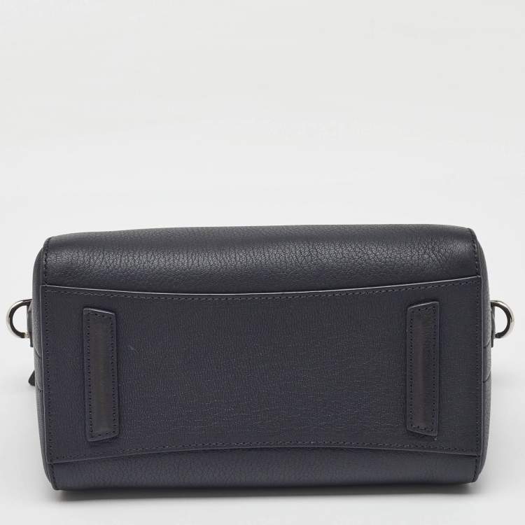Pre Owned Givenchy Black Leather Mini Antigona Satchel