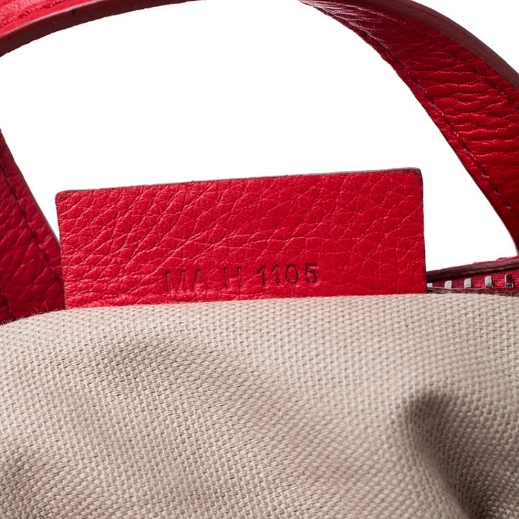 Pre Owned Givenchy Red Leather Mini Nightingale Bag