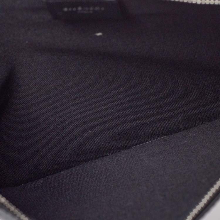 Pre Owned Givenchy Black Leather Capricorn Horoscope Pouch