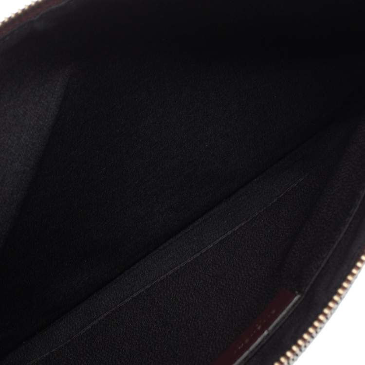 Pre Owned Givenchy Beige Canvas Bond Pouch Clutch
