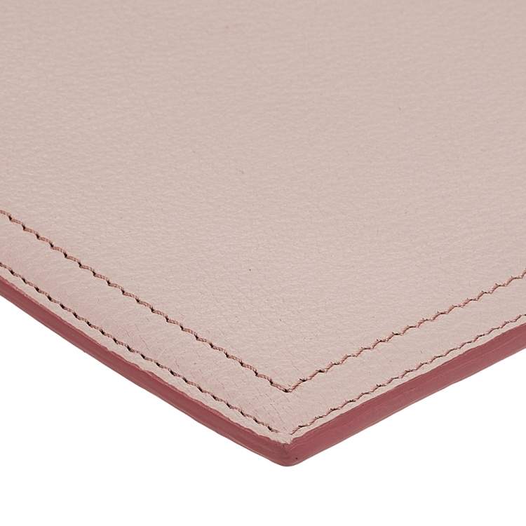 Pre Owned Givenchy Light Pink Leather Medium Antigona Clutch