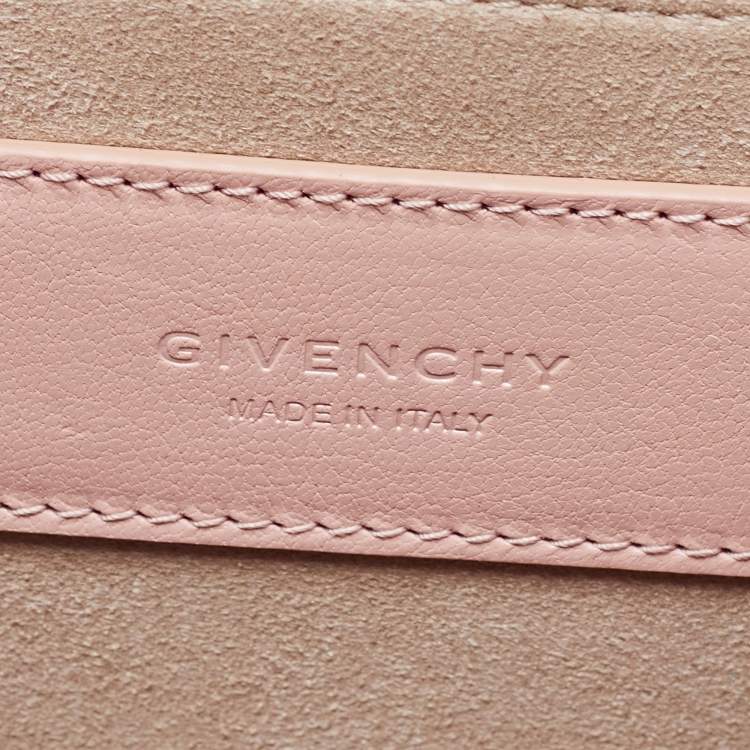 Pre Owned Givenchy Light Beige Quilted Leather Small GV3 Shoulder Bag