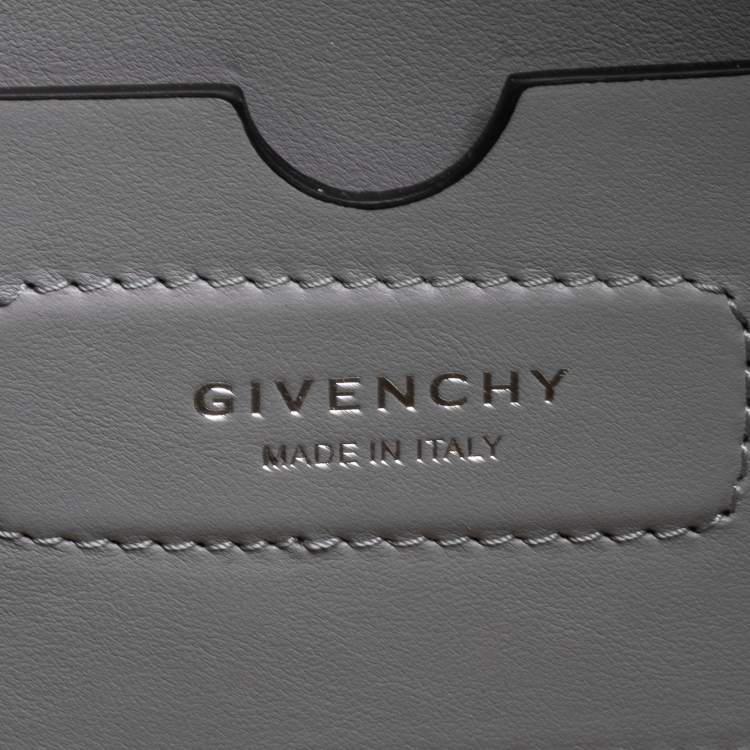 Pre Owned Givenchy Grey Leather Medium Soft Antigona Tote