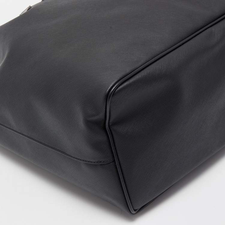 Pre Owned Givenchy Black Coated Canvas Large Antigona Shopper Tote