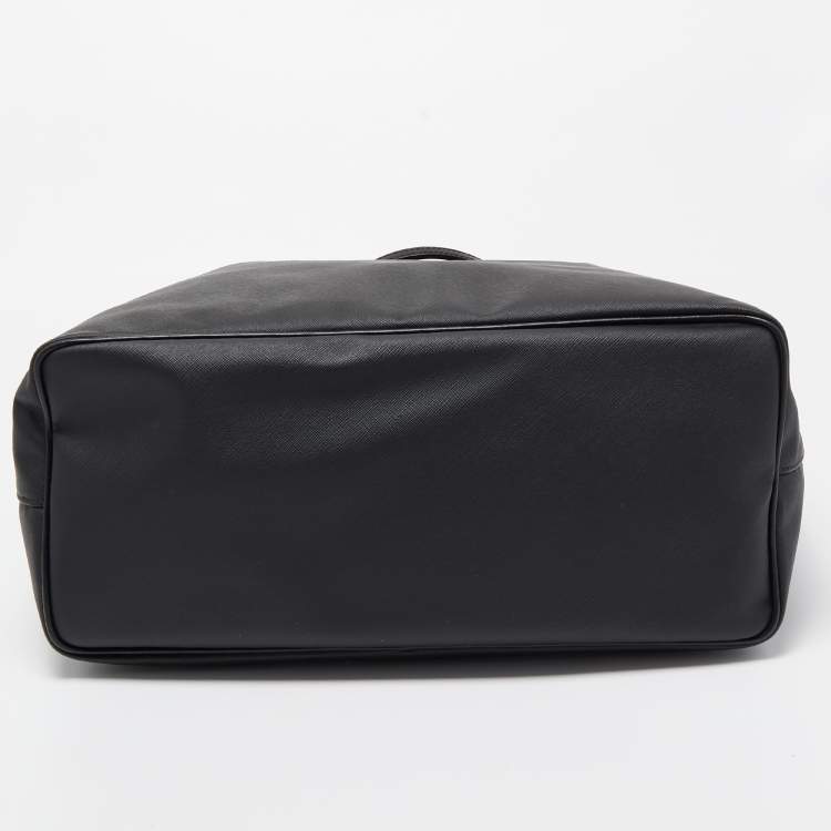 Pre Owned Givenchy Black Coated Canvas Large Antigona Shopper Tote