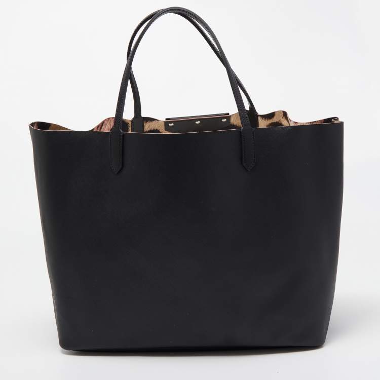 Pre Owned Givenchy Black Coated Canvas Large Antigona Shopper Tote