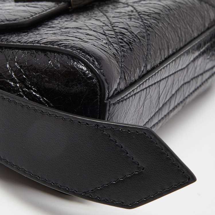Pre Owned Givenchy Black Leather Belt Bag