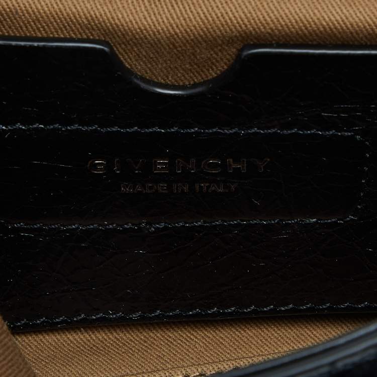 Pre Owned Givenchy Black Leather Belt Bag