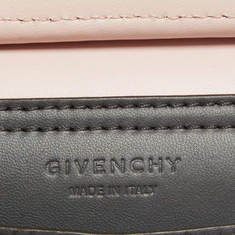 Pre Owned Givenchy Light Pink Python Mystic Top Handle Bag