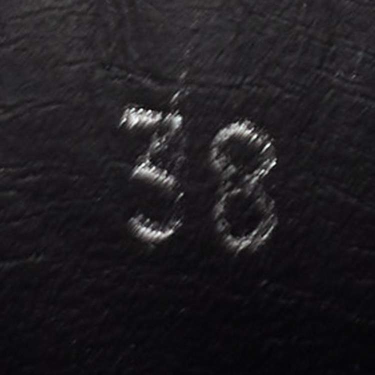 Pre Owned Givenchy Size 38 Black Leather Ankle Length Chelsea Boots