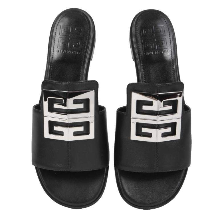 Givenchy 4g sandals in leather hot sale