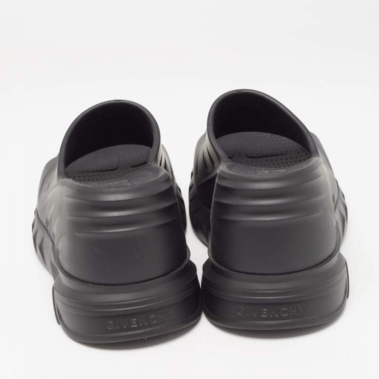 Pre Owned Givenchy Black Rubber Marshmellow Sandals Size 36