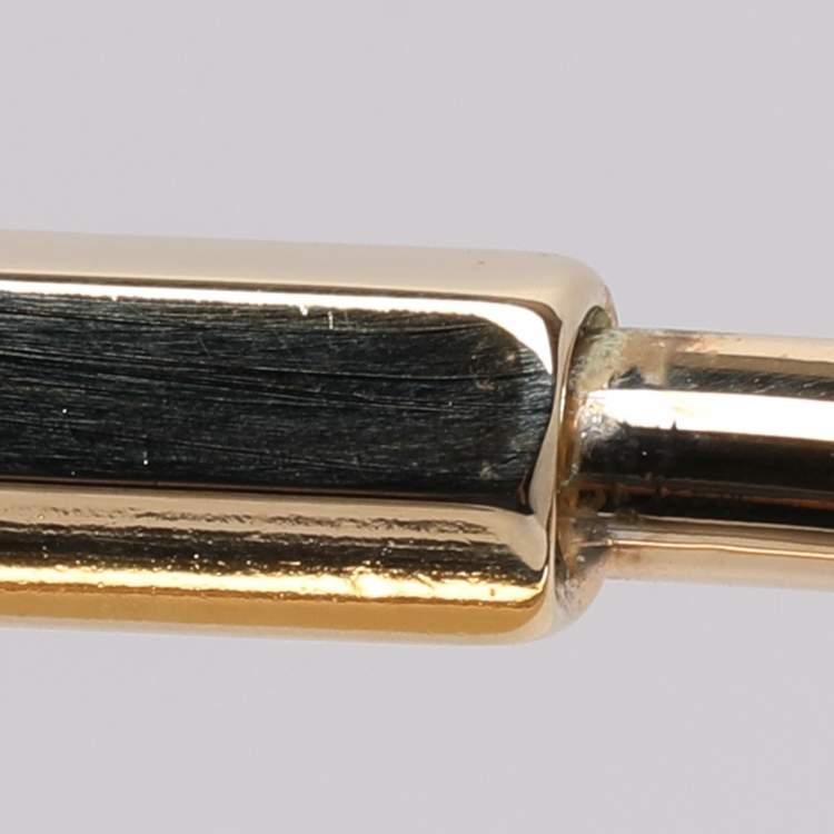 مملوكة مسبقًا Givenchy Gold Tone Metal Charm Key Holder 