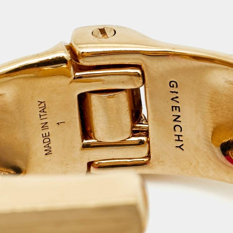 Pre Owned Givenchy  G Chain Gold Tone Bracelet L