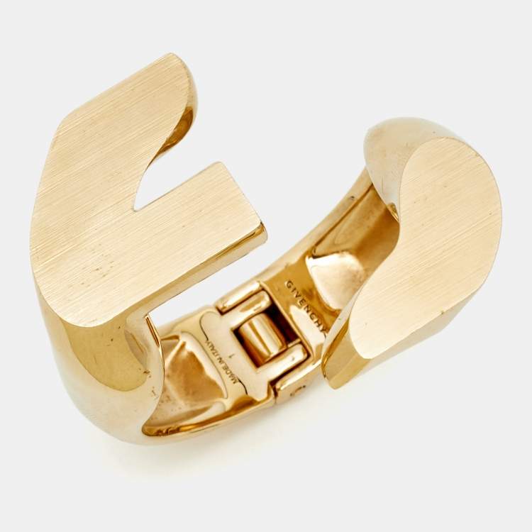 Pre Owned Givenchy  G Chain Gold Tone Bracelet L