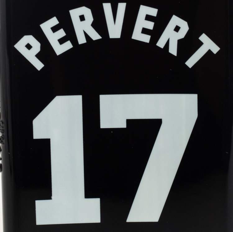 Pre Owned Givenchy Black Plastic Pervert 17 Print iPhone 6 Case