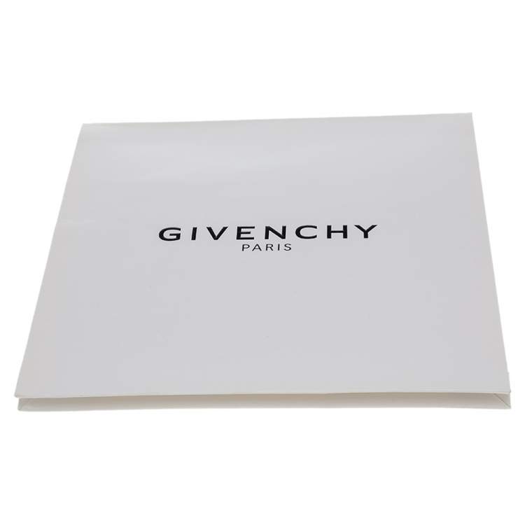 Pre Owned Givenchy Black & Yellow Animal Print Silk Scarf