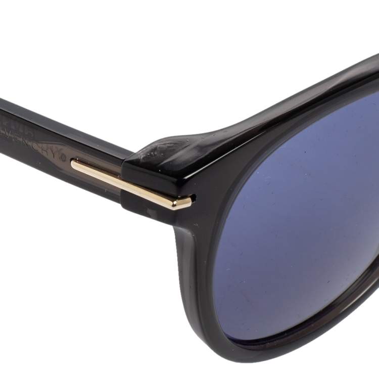 Pre Owned Givenchy Black GV 7034/S Aviator Sunglasses