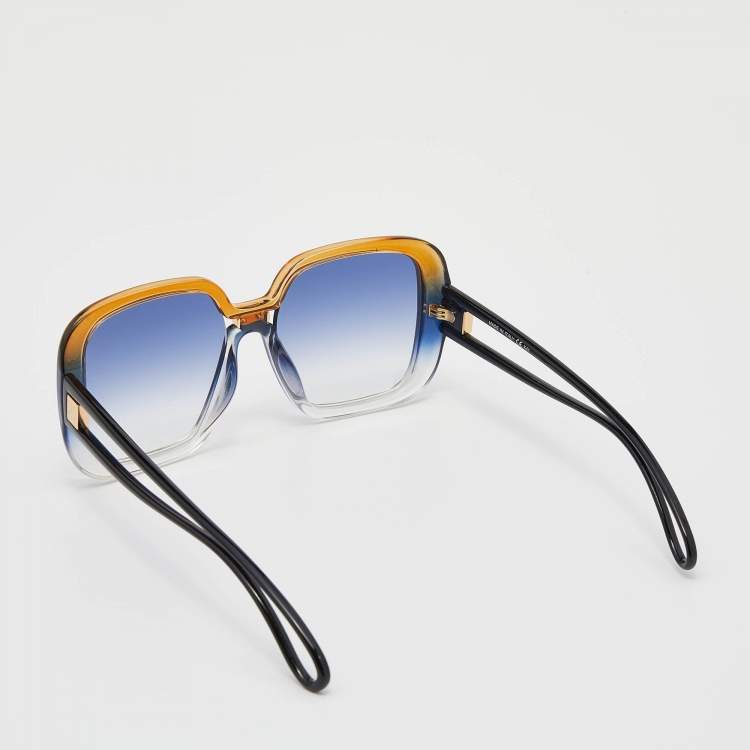 Pre Owned Givenchy Multicolor GV7106/S Oversized Square Sunglasses