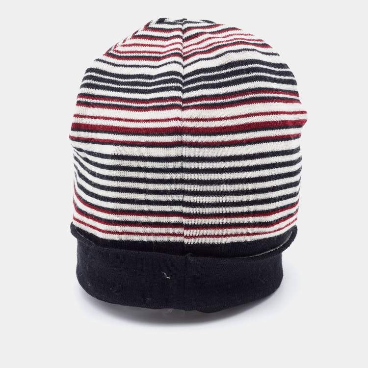Pre Owned Givenchy Multicolor Wool Knit Beanie