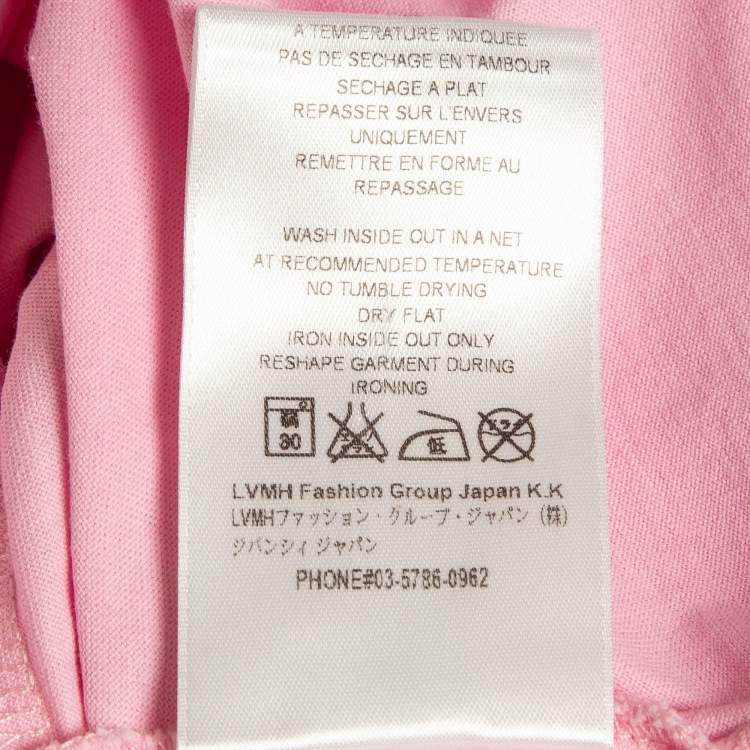 Pre Owned Givenchy Pink Star Print Cotton T-Shirt M