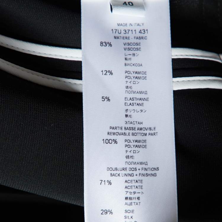 Pre Owned Givenchy Black Crepe Pocket Detail Jacket M