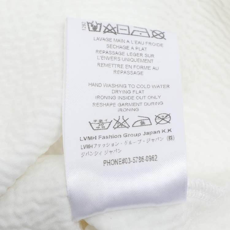 Pre Owned Givenchy White Fabric Sweater M
