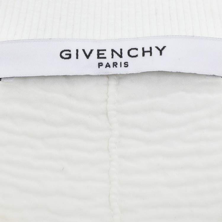 Pre Owned Givenchy White Fabric Sweater M