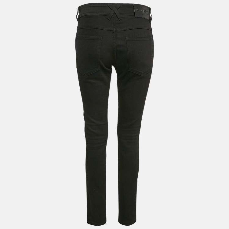 Pre Owned Givenchy Black Denim Skinny Jeans M Waist 30"