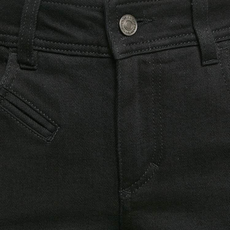Pre Owned Givenchy Black Denim Skinny Jeans M Waist 30"