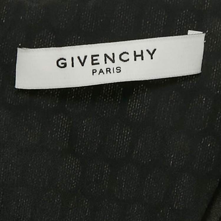 Pre Owned Givenchy Black Mesh Sleeveless Bodycon Dress S