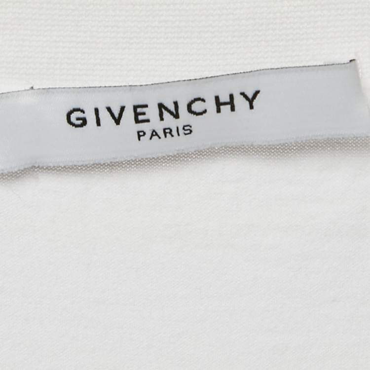 Pre Owned Givenchy x Disney White Bambi Print Jersey Crewneck T-Shirt L