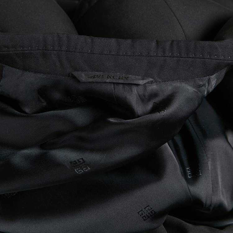 Pre Owned Givenchy Black Wool Single Breasted Blazer S