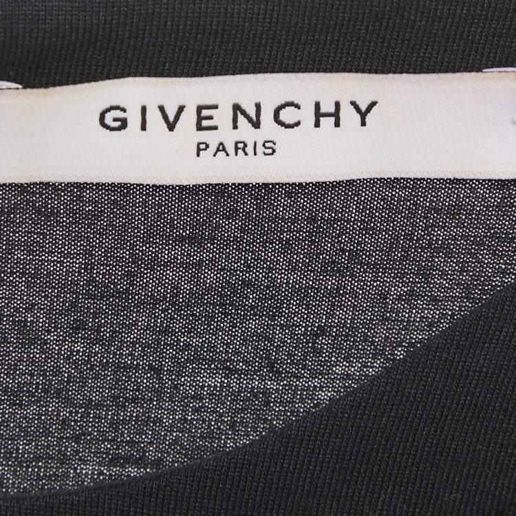 Pre Owned Givenchy Black Jersey Short Dress M 