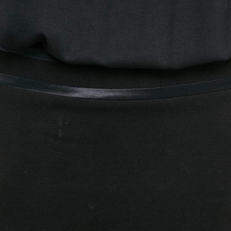 Pre Owned Givenchy Black Jersey Short Dress M 