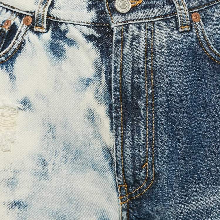 Pre Owned Givenchy Distressed Denim Shorts