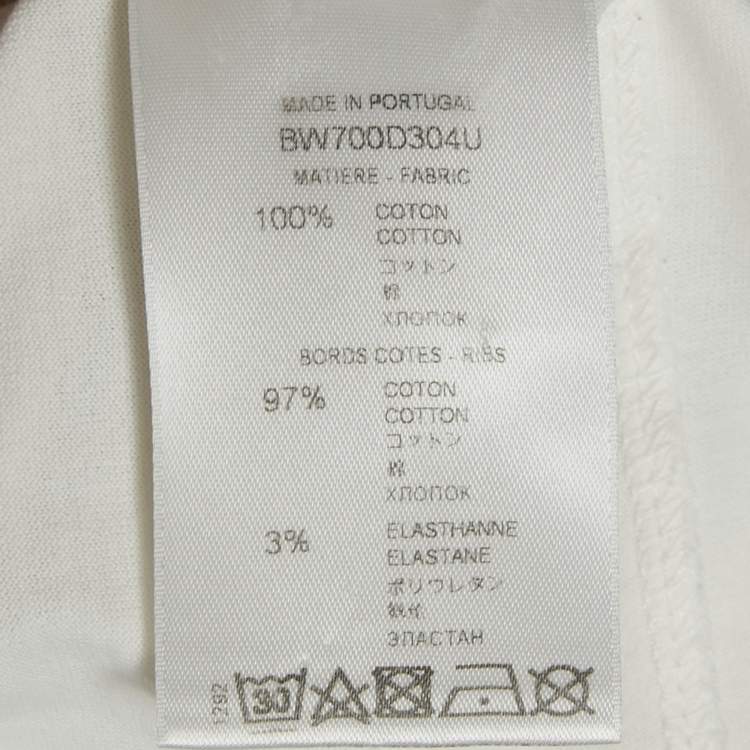 Pre Owned Givenchy White Bambi Print Cotton Oversized T-Shirt XS