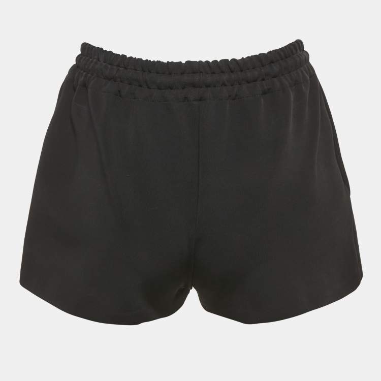 Pre Owned Givenchy Black Jersey Drawstring Shorts XS