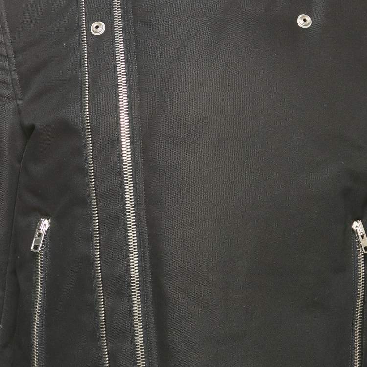 Pre Owned Givenchy Black Cotton Puffer Rider Jacket XL